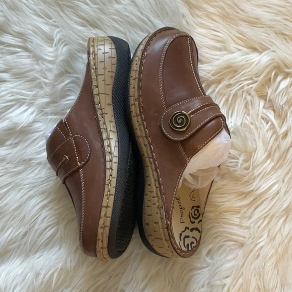 PROPET Jana Leather Adjustable Mules Women’s Slip On Brown Size 8,5 - Picture 9 of 12